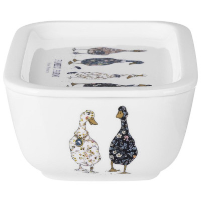 Блюдо с крышкой "FAMILY FARM" прямоуг. 16,5*11,5*6 см 490 мл (кор=24шт.) LEFARD 761-213-2