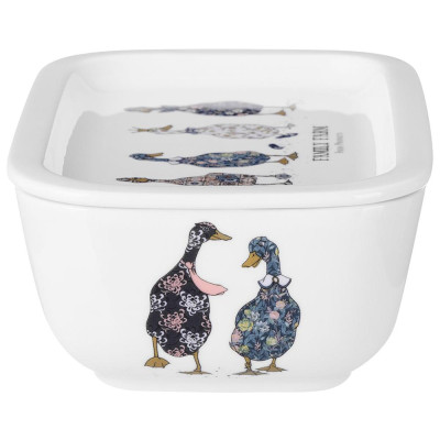 Блюдо с крышкой "FAMILY FARM" прямоуг. 16,5*11,5*6 см 490 мл (кор=24шт.) LEFARD 761-213-4