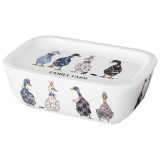 Блюдо с крышкой "FAMILY FARM" прямоуг. 19*13*6,5 см 740 мл (кор=18шт.) LEFARD 761-214