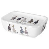 Блюдо с крышкой "FAMILY FARM" прямоуг. 25*17*7,5 см 1800 мл (кор=8шт.) LEFARD 761-215