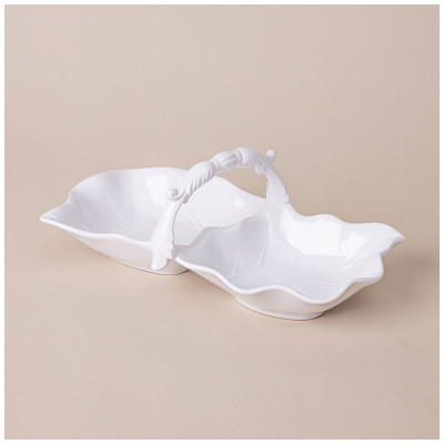 Менажница с ручкой 2 секции 25х13х9,5 см LEFARD 763-094