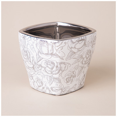 Кашпо декоративное 13х11,5 см LEFARD 763-133