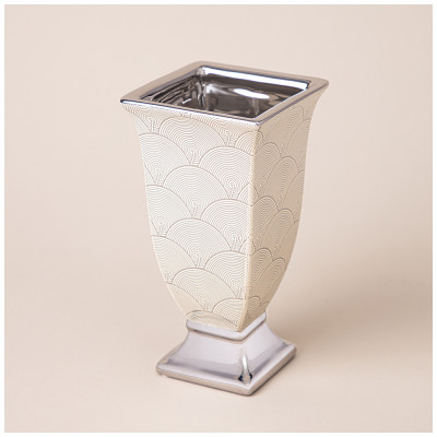 Ваза декоративная на ножке 10,5х20 см LEFARD 763-134