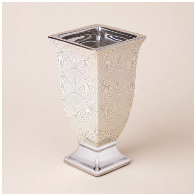 Ваза декоративная на ножке 12х25 см LEFARD 763-135