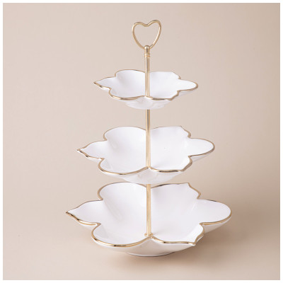 Этажерка 3-ярусная 25х5/20х4/15х3 см LEFARD 763-151-1