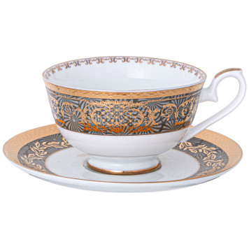 Чайный сервиз " ПРАЗДНИЧНЫЙ" hа 6 пер. 14 пр. 1300/250/270 мл (кор=1наб.) LEFARD 770-212-1