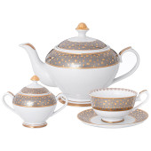 Чайный сервиз "МЕРЦАНИЕ" hа 6 пер. 14 пр. 1300/250/270 мл (кор=1наб.) LEFARD 770-216