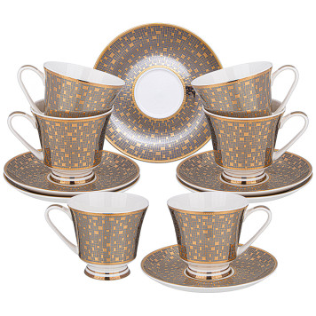 Чайный набор "МЕРЦАНИЕ" hа 6 пер. 12 пр. 270 мл (кор=5наб.) LEFARD 770-218