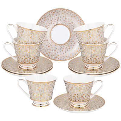 Чайный набор "МЕРЦАНИЕ" hа 6 пер. 12 пр. 270 мл (кор=5наб.) LEFARD 770-220