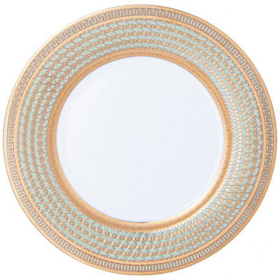 Столовый сервиз "ЗОЛОТАЯ СЕТКА" на 6 пер. 23 пр. мятный (кор=1наб.) LEFARD 770-223-3