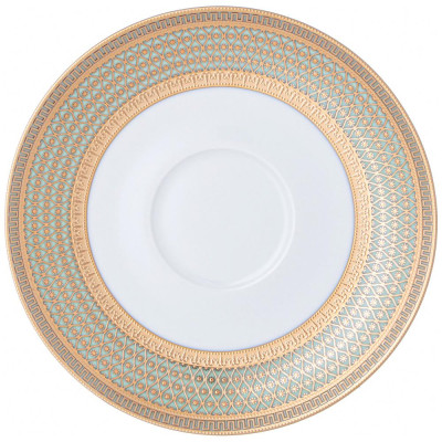 Чайный сервиз "ЗОЛОТАЯ СЕТКА" hа 6 пер. 14 пр. 1300/250/270 мл мятный (кор=1наб.) LEFARD 770-225-1