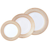 Столовый набор "ЗОЛОТАЯ СЕТКА" на 6 пер. 18 пр. (кор=2наб.) LEFARD 770-229