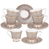 Чайный набор " МГНОВЕНИЕ" hа 6 пер. 12 пр. 270 мл (кор=5наб.) LEFARD 770-235