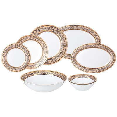 Столовый сервиз " ИМПЕРАТОРСКИЙ" на 6 пер. 23 пр. (кор=1наб.) LEFARD 770-236