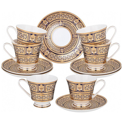 Чайный набор " ИМПЕРАТОРСКИЙ" hа 6 пер. 12 пр. 270 мл (кор=5наб.) LEFARD 770-239