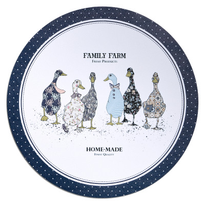 Набор подстановочных салфеток "FAMILY FARM" из 2 шт., диаметр=38 см LEFARD 771-140-2