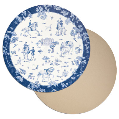 Набор подстановочных салфеток "DE JOUY" из 2 шт., диаметр=38 см LEFARD 771-153-1