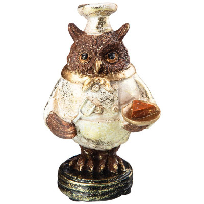 Фигурка "АНГЛИЙСКАЯ КОЛЛЕКЦИЯ "сова" 6,5*6,5*11 см LEFARD 774-132