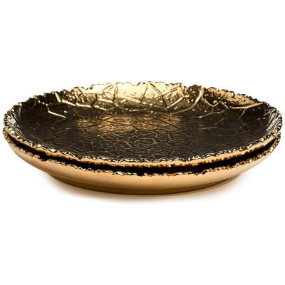 Набор тарелок закусочных "CHARM" 2 шт. 19*2,5 см (золото) LEFARD 779-351-1