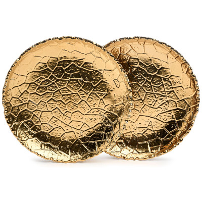 Набор тарелок закусочных "CHARM" 2 шт. 19*2,5 см (золото) LEFARD 779-351