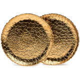 Набор тарелок обеденных "CHARM" 2 шт. 26*2,5 см (золото) LEFARD 779-353