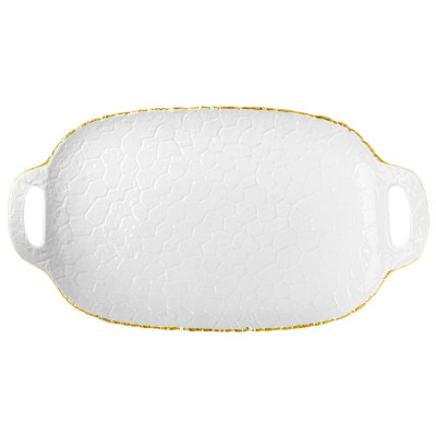 Поднос "CHARM" 46,5*26*5,5 см (с золотой линией) LEFARD 779-357