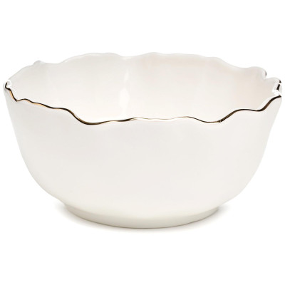 Набор салатников "CHARM" 2 шт. 12,5*5,5 см 350 мл (с золотой линией) LEFARD 779-359-1