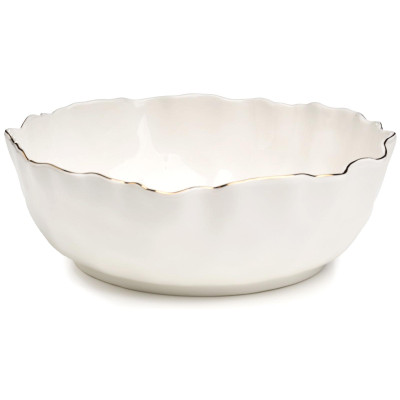 Салатник "CHARM" 23*7,5 см 1700 мл (с золотой линией) LEFARD 779-361