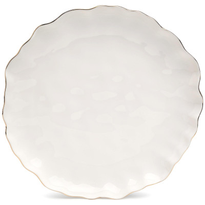 Набор тарелок закусочных "CHARM" 2 шт. 20*3 см (с золотой линией) LEFARD 779-362-1