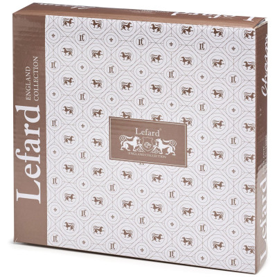 Набор тарелок закусочных "CHARM" 2 шт. 20*3 см (с золотой линией) LEFARD 779-362-3