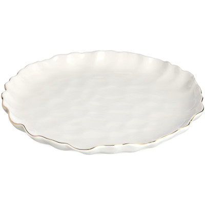 Набор тарелок обеденных "CHARM" 2 шт., 26,5*3 см (с золотой линией) LEFARD 779-363-1