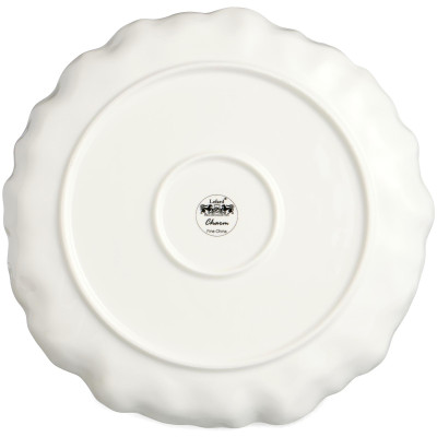 Набор тарелок обеденных "CHARM" 2 шт., 26,5*3 см (с золотой линией) LEFARD 779-363-2