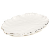 Блюдо овальное "CHARM" 30,5*21*3 см (с золотой линией) LEFARD 779-364