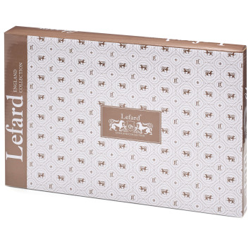 Блюдо овальное "CHARM" 30,5*21*3 см (с золотой линией) LEFARD 779-364-3