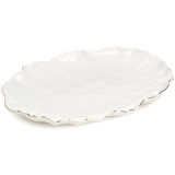 Блюдо овальное "CHARM" 35,5*24*3 см (с золотой линией) LEFARD 779-365