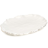 Блюдо овальное "CHARM" 35,5*24*3 см (с золотой линией) LEFARD 779-365