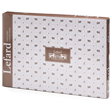 Блюдо овальное "CHARM" 35,5*24*3 см (с золотой линией) LEFARD 779-365-4