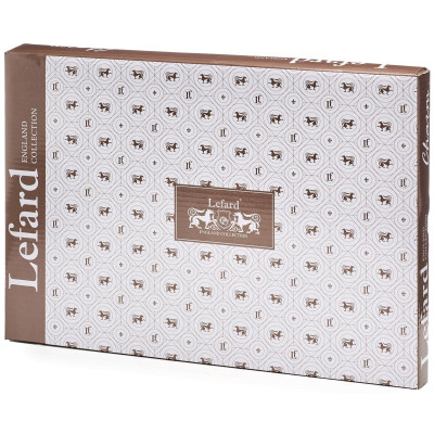 Блюдо овальное "CHARM" 35,5*24*3 см (с золотой линией) LEFARD 779-365-4