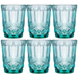 Набор стаканов " СЕРПЕНТИНА" из 6шт. серия " MUZA COLOR" 270мл. / в=10 см (кор=6наб.) LEFARD 781-147