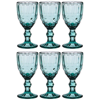 Набор рюмок " СЕРПЕНТИНА" из 6шт. серия " MUZA COLOR" 50мл. / в=10,5 см (кор=16наб.) LEFARD 781-198