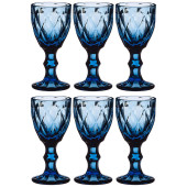 Набор рюмок "РОМБО" из 6шт. серия "MUZA COLOR" 50мл. / в=10,5 см (кор=16наб.) LEFARD 781-199