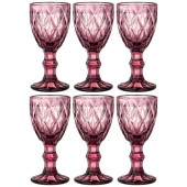 Набор рюмок "РОМБО" из 6шт. серия "MUZA COLOR" 50мл. / в=10,5 см (кор=16наб.) LEFARD 781-201