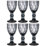 Набор рюмок "РОМБО" из 6шт. серия "MUZA COLOR" 50мл. / в=10,5 см (кор=16наб.) LEFARD 781-202