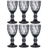 Набор рюмок "РОМБО" из 6шт. серия "MUZA COLOR" 50мл. / в=10,5 см (кор=16наб.) LEFARD 781-202