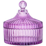 Емкость для хранения с крышкой "BLISS PURPLE", 15*16см LEFARD 781-310
