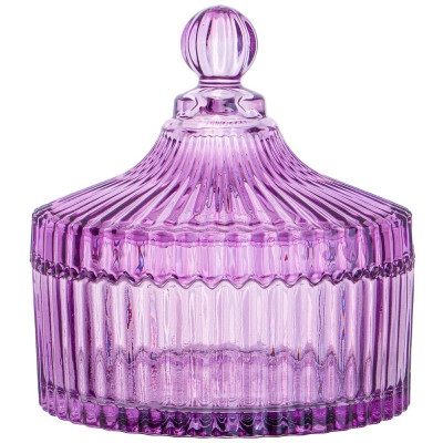Емкость для хранения с крышкой "BLISS PURPLE", 15*16см LEFARD 781-310
