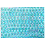 Плейсмет "ФУРШЕТ" 33х48см,80% х/б,20% люрекс,бирюза, вышивка LEFARD 850-524-83