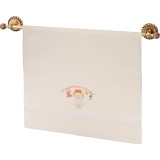 Полотенце махровое "С РОЖДЕНИЕМ ДОЧЕНЬКИ" 70х140см , 100% хлопок,шампань LEFARD 850-560-14