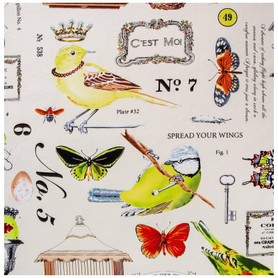 Скатерть 180*140 см. " БАТТЕРФЛЯЙ" ,хлопок 100% LEFARD 850-603-16-2