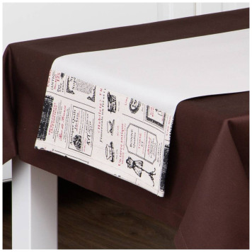 Дорожка " МИНИ.БОН АППЕТИТ" ,70х30см,100%хлопок, беж, LEFARD 850-603-66-1